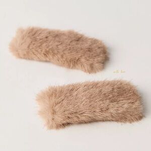 NEW Free People Teddy's Textured Barette Set